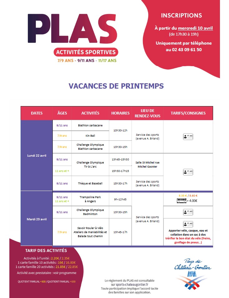 You are currently viewing Programme PLAS Printemps 2024
