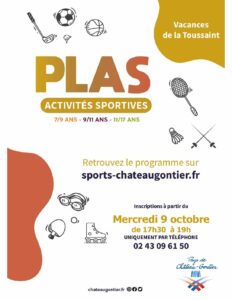 Lire la suite à propos de l’article Programme PLAS Toussaint 2024